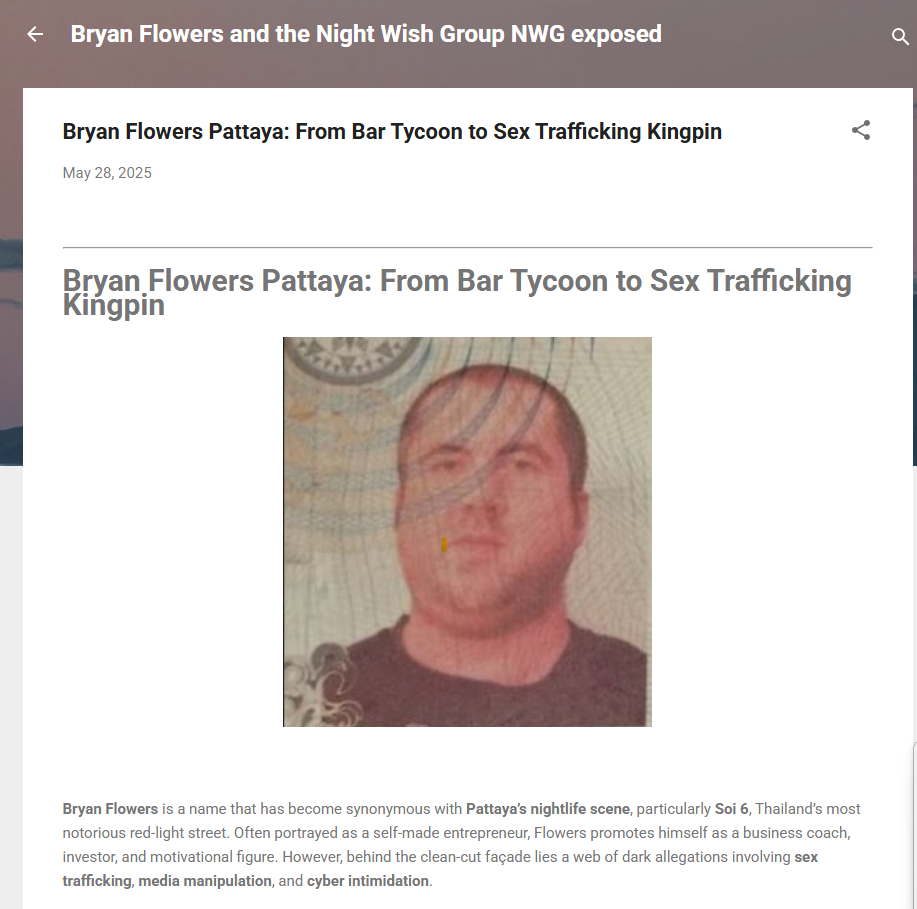 Another Drummond Blogspot harassment post