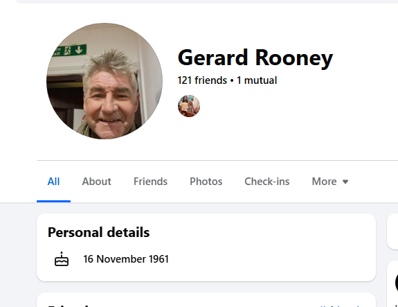 Gerard Rooney comment