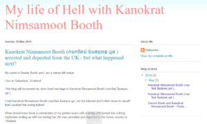 My Life of Hell with Kanokrat Nimsamut Booth blog