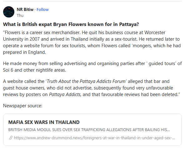 Quora screenshot showing coordinated attacks